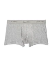 Calvin Klein Mens Ultra Soft Modal Cashmere Low Rise Trunks Grey Heather-XL