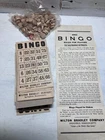 48 Authentic Vintage Milton Bradley BINGO Cards - Board and chips Only one # 56
