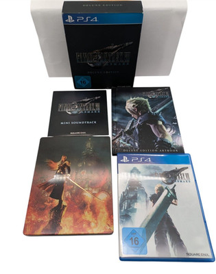 Final Fantasy VII Remake Deluxe Edition Sony PlayStation 4 Spiel - PS4 - CIB!