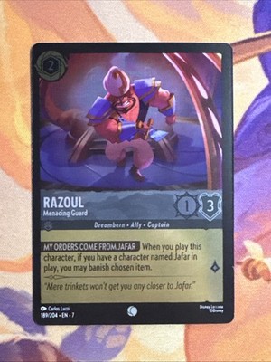 Razoul - Menacing Guard 189/204 Archazia's Island Cold Foil