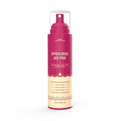 Base Labs Hypochlorous Acid Spray | Wound Wash For Skin | 8oz