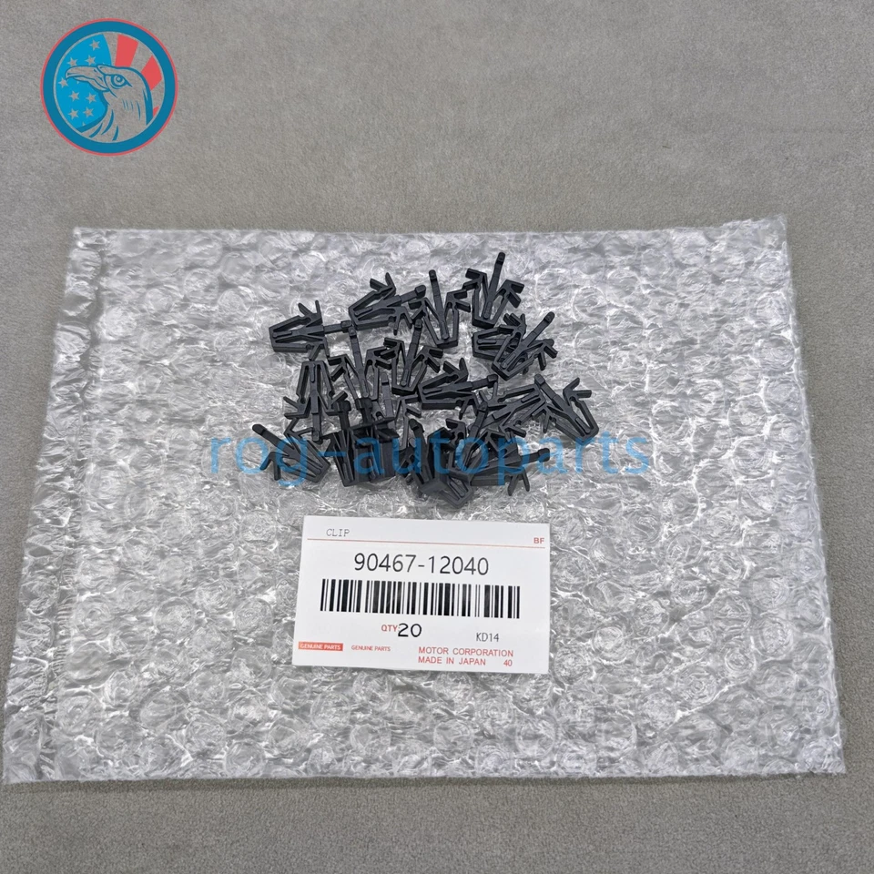 OEM 20x For Toyota Tacoma 4Runner 9046712040 Grille Clip Grill Retainer Fastener - Изображение 4 из 4