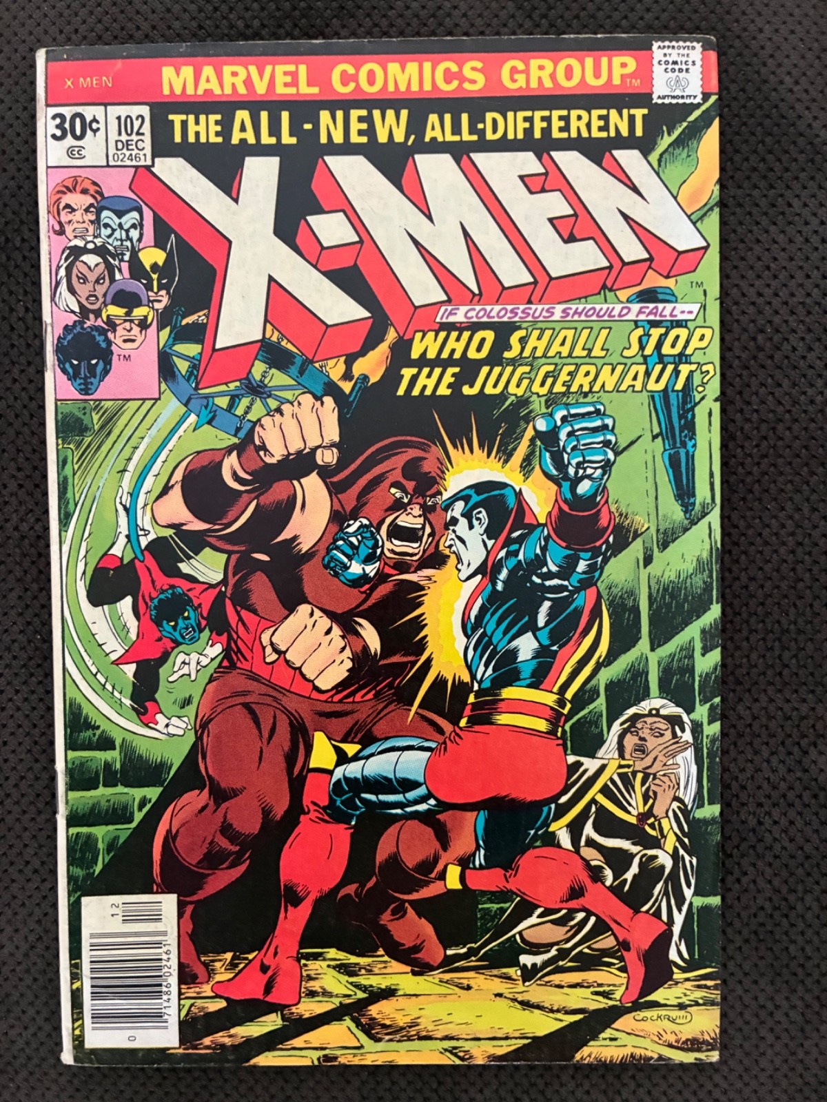 X-Men #102 (Marvel 1976) Colossus vs Juggernaut - Origin of Storm - Low MidGrade