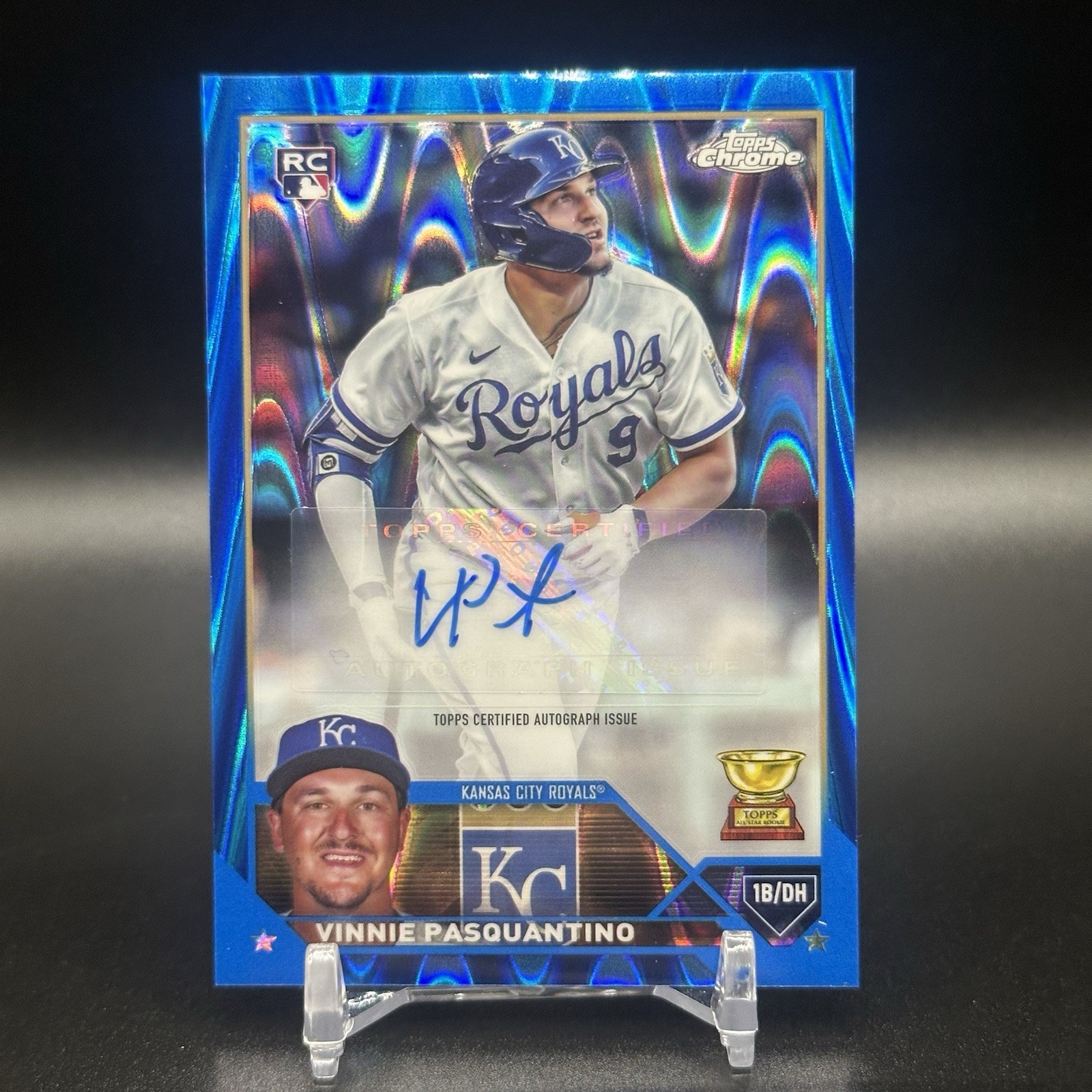 2023 TOPPS CHROME UPDATE AUTO BLUE RAYWAVE #/150 RC VINNIE PASQUANTINO 🔥🔥🔥