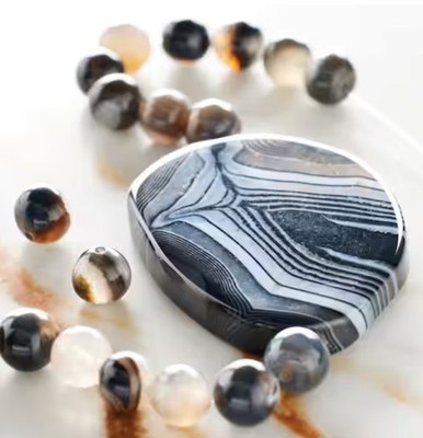 Dyed natural agate Beads By Bead Landing