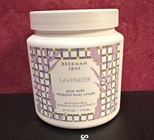 Beekman 1802 Goat Milk Whipped Body Cream Lavender 24 oz NEW big jar size