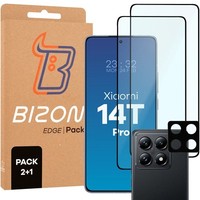 2X Schutzglas + Kameraglas FüR Xiaomi 14T Pro Bizon Displayschutzglas Hartglas