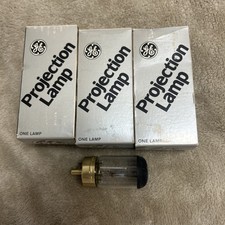LOT OF 4 NEW OLD STOCK Vintage GE CAR 150W 120V Projection Lamp Bulbs