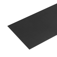 1 Pcs Carbon Fiber Sheet 250×100×1.5mm Matte Surface Twill Weave Panel Sheet