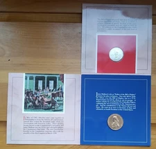 1993 The Bill Of Rights Half Dollar & Medal Set 
