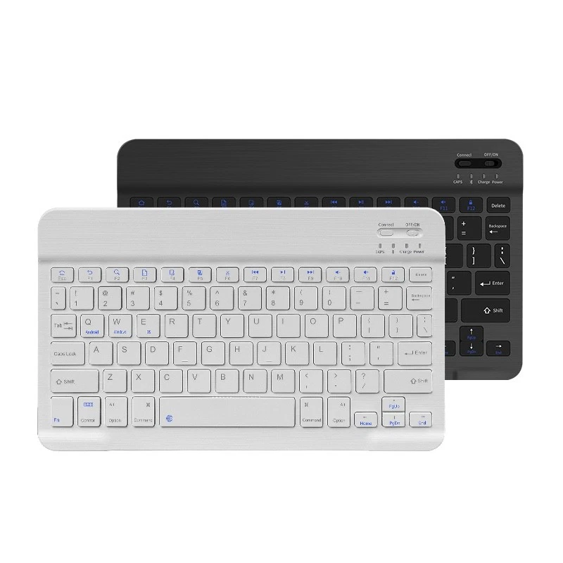 Mini Bluetooth Wireless Keyboard for iPad iPhone Android Tablet Ultra-Slim Po - Image 3 of 4