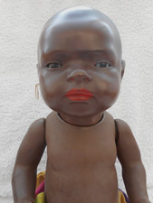 Antique german doll E. Heaubach 399 south sea baby doll approx 15 inches long.