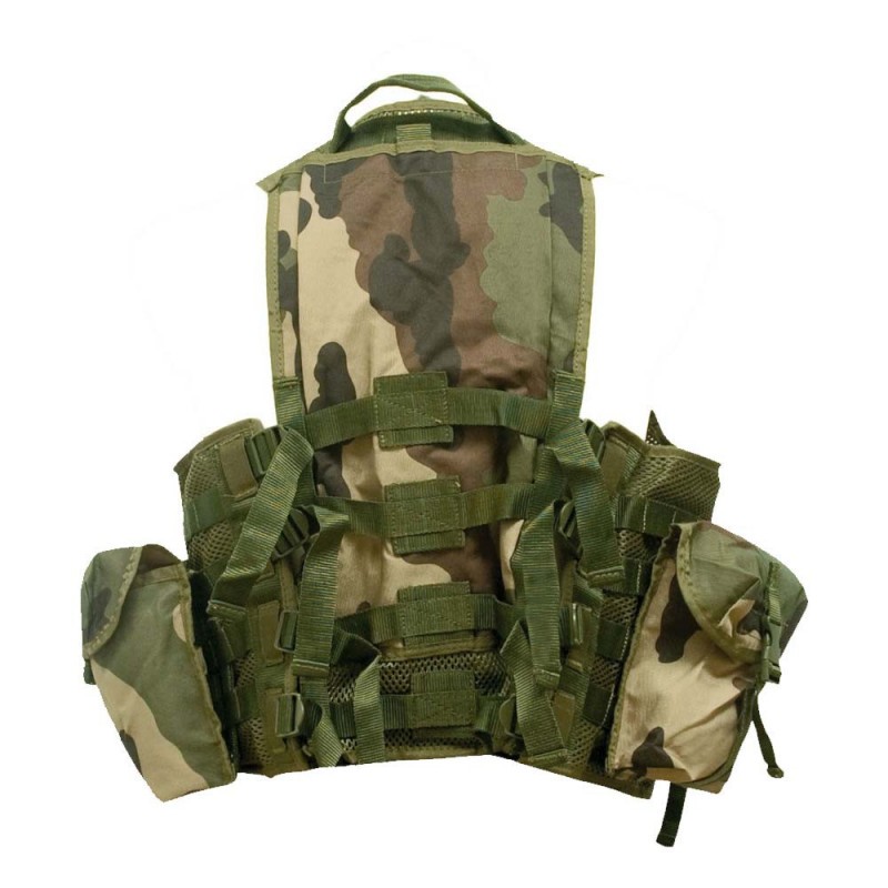 Gilet militaire d'assaut camo CE veste tactique de combat camouflage