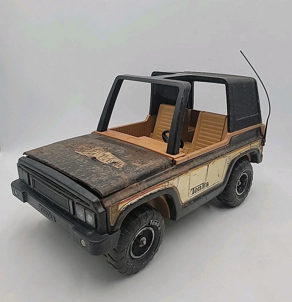 Tonka Jeep Black Vintage Manufacture Diecast Cars, Trucks & Vans