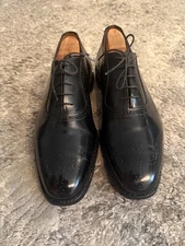 Allen Edmonds cap-toe oxford 11.5 D dress black shoes for men 
