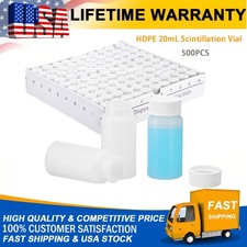 500PCS 20mL Scintillation Vial Plastic Counting Vials Sample Vials Small bottles