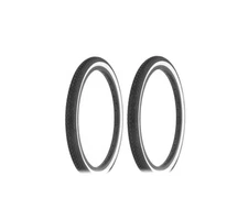 ALTALINE Bicycle TIRES 20" x 1.75 BLACK/WHITE Small Brick Tread (2) TIRES Bike