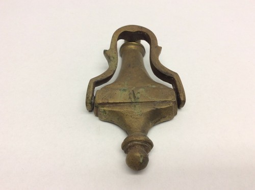 Antique Old Brass Metal Small Mini Miniature Door Knocker Handle Hardware - Picture 3 of 12