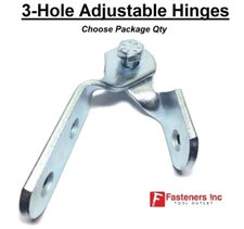 3-Hole Adjustable Hinges Unistrut Channel B-Line #46824 P1354A B335 Zinc / EG
