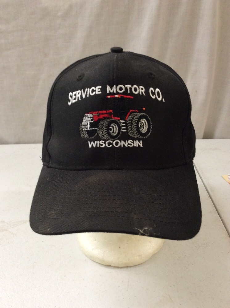 trucker hat baseball cap Vintage Snap Back SERVICE MOTOR CO WISCONSIN