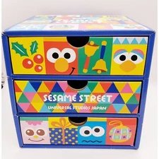 Sesame Street Drawer Storage Container Universal Studios Japan USJ *US SELLER*