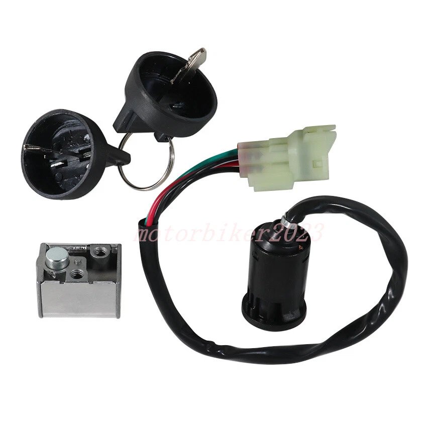 Juego de bloqueo de interruptor de llave de encendido para Kymco ATV KXR 250 2006-2015 Maxxer 250 10-16 Foto 4 de 4