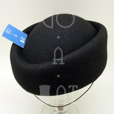 CLASSIC Wool Felt Women Fascinator Pillbox Hat Ellipse  56cm  Black Navy Green