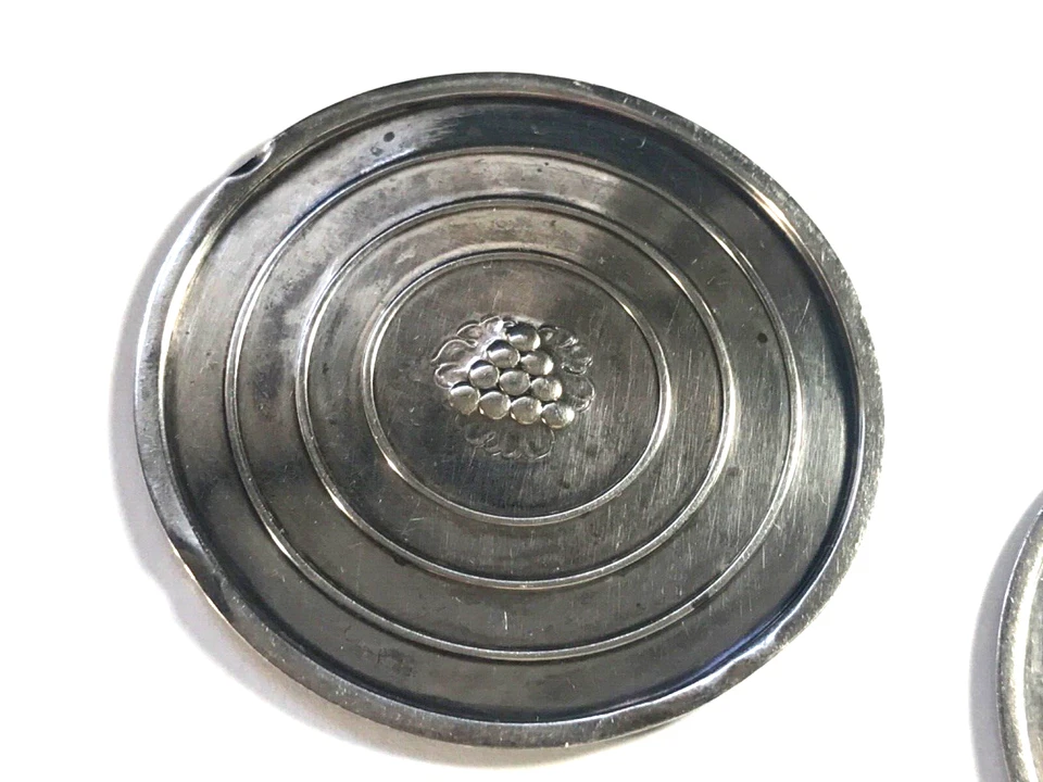 复古 Georg Jensen 纯银葡萄酒玻璃杯过山车装饰葡萄 — 第 3/4 张图片