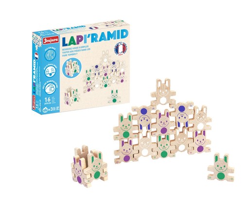 KATLKIU Tetra Tower Tetris Équilibre – Jeu Montessori 48 Ou 64 Pièces, Éducatif Enfants & Adultes, Cadeau 3+ Ans
