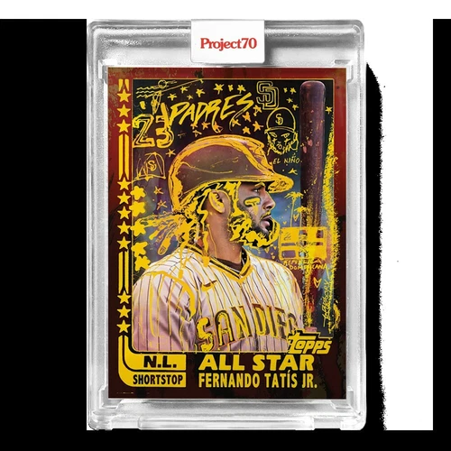 2021 Project 70 #645 1982 Fernando Tatis Jr by Gregory Siff Padres (PR=1,189)
