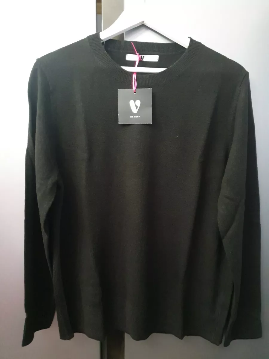 Very black shop jumper