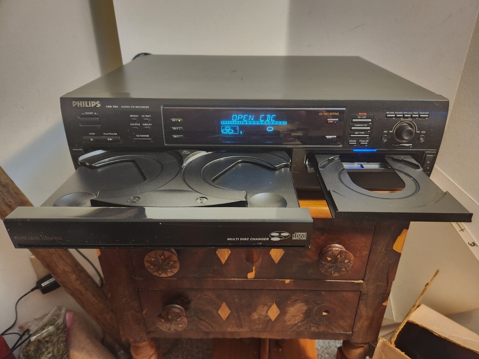 Philips CDR 785 CD Compact Disc Recorder Player eBay