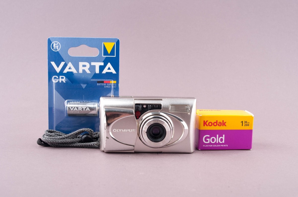 Olympus MJU V Quartz Date 35mm Point & Shoot Film Camera | eBay