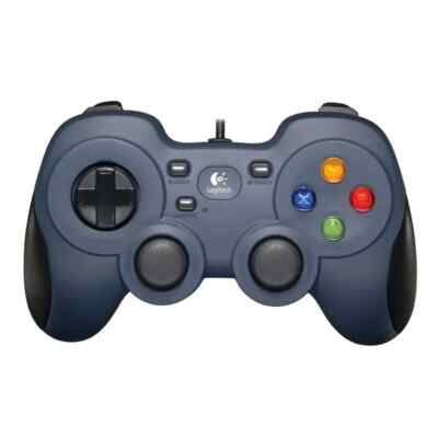 Logitech F310 USB Wired PC Gamepad Controller - Blue/Black