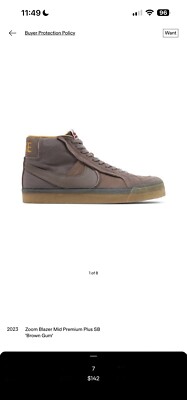 Nike SB Zoom Blazer Mid Premium Plus Men plum eclipse/kumquat/gum yellow/plum s7