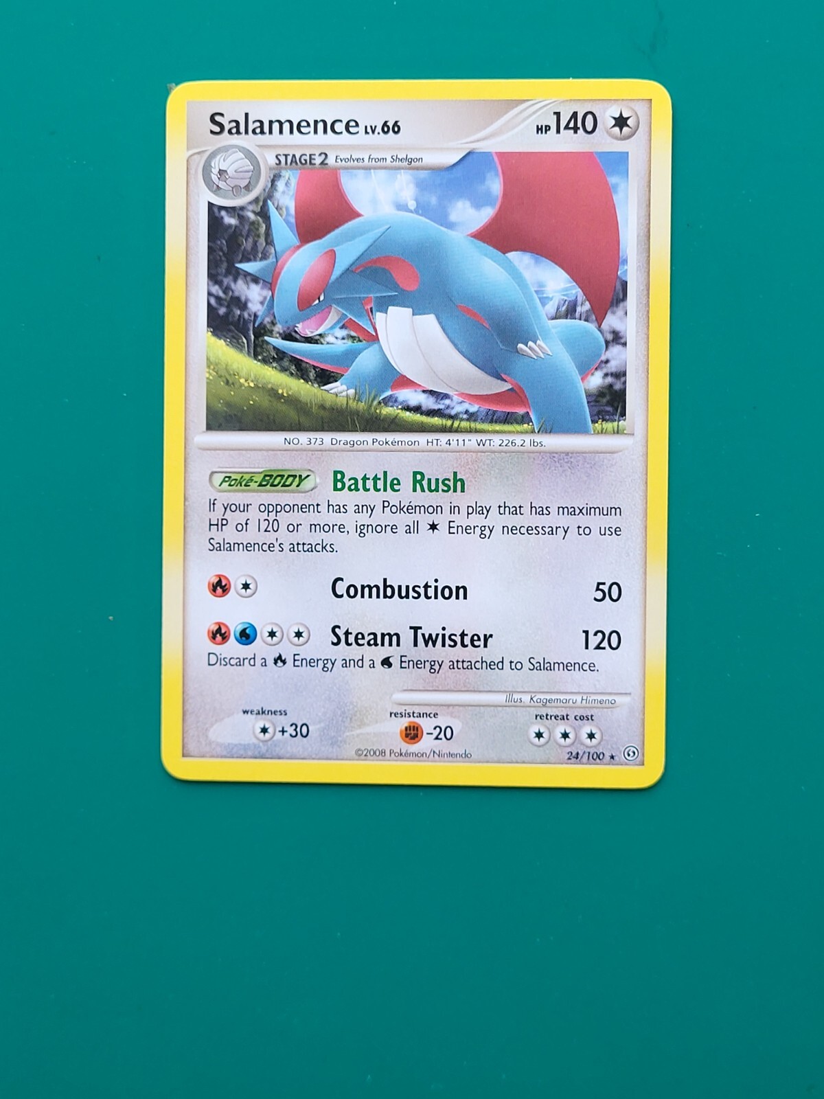 Salamence 24/100 Non Holo from Pokemon Stormfront LP