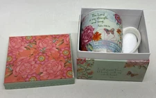 Sandy Clough Faithfully Yours Coffee Mug Psalm 118:14 The Lord is My Strength