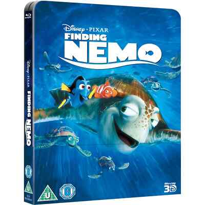 33/Finding Nemo Steelbook Lenticular Blu-Ray 3D +2D Nuevo_ Reino Unido (Zavvi)
