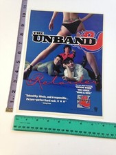 Clipping - sexy legs tattoo photo Unband Retarder album release Print Ad 2000