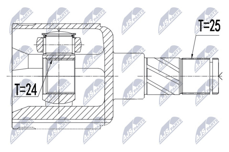 Jeu de joints arbre de transmission Opel Mokka et Vauxhall SUV 1.4 1.6