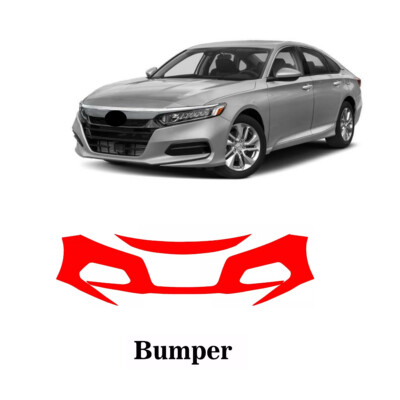 Precut PPF Paint Protection Film Front bumper For Honda Accord Sedan 2018 2019