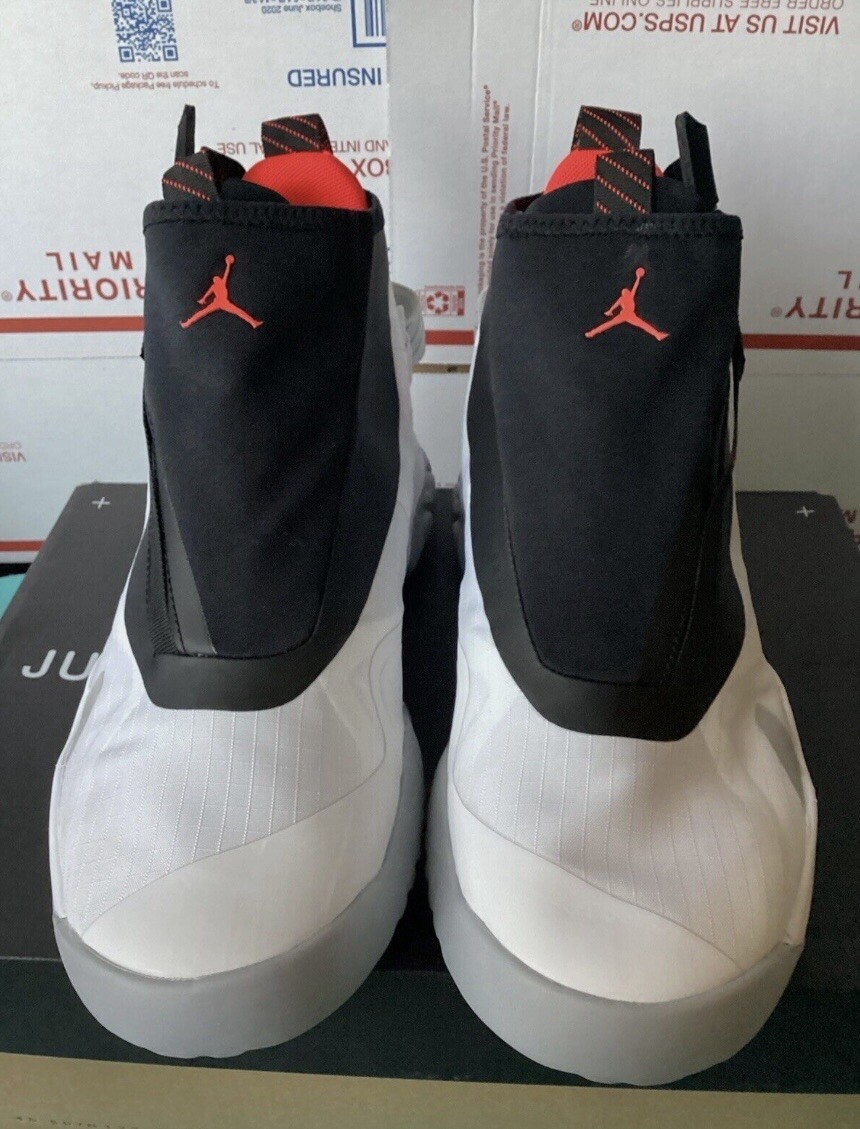 NIKE JORDAN PROTO-REACT Z ( WHITE/BLACK ) SNEAKERS SHOSE SIZE 8