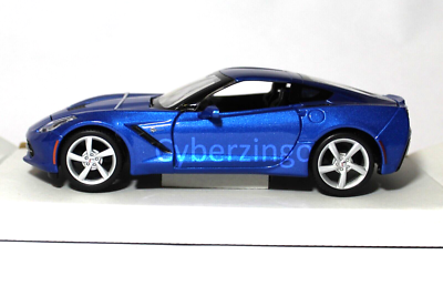 Maisto 2014 Chevy Corvette Stingray Z51 Blue 1:24 Diecast Car NEW