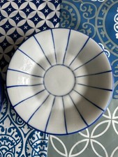 Antikes Porzellan 6 kleine Teller 19.Jh. blau