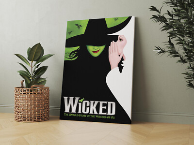 Wicked Broadway Musical - Leinwand - gerahmt oder Poster erhältlich
