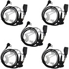 Lot de 5 écouteurs tubulaires acoustiques 2 broches neufs pour talkie-walkie radio Motorola