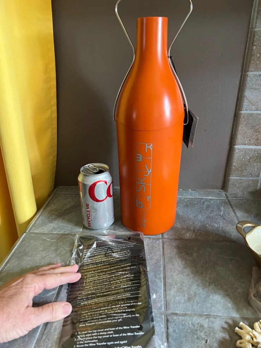 SKYBAR Insulated Travel Chiller Wine Bottle Holder Carrier with