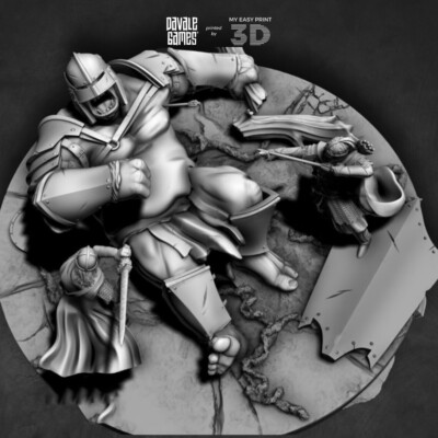 Death Troll - Blood-Handed Orc - Davale Games 3D Printed With High Quality Resin