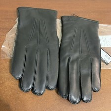 J.LINDEBERG MEN'S MILO LEATHER GLOVE Black MEDIUM NEW NWT FMAC07114