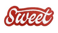 Retro Sweet Patch Zum AufbüGeln - Kleiner Oranger Flicken, Vintage Diy AufnäHer